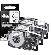 Amazon | 互換 テプラ テープ 24mm 白 黒文字 テプラPRO カートリッジ